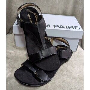 Dream Pairs Arch support orthopedic black sandals size 9 new